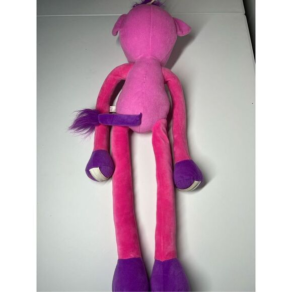 Stretch Kins Pink And Purple Unicorn Plush Toy 30" Tall - Picture 11 of 12